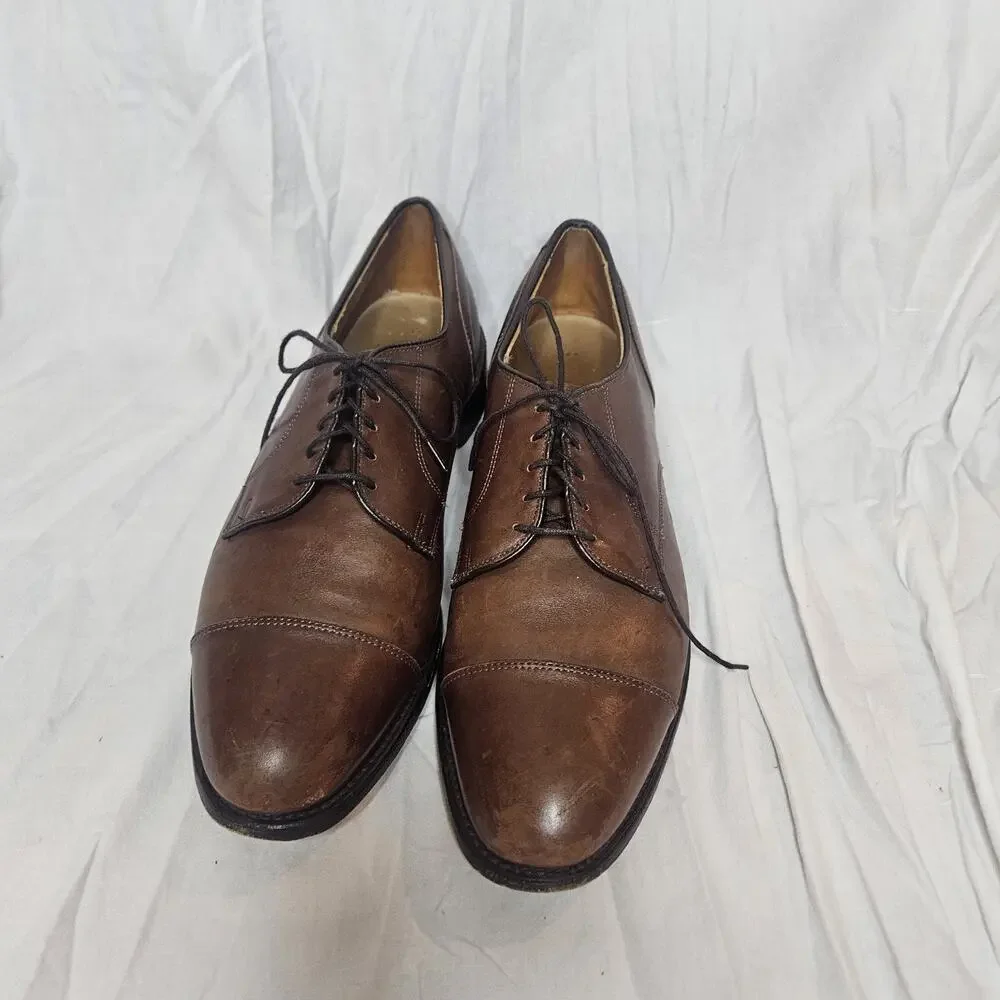 Allen Edmonds Brown Cap Dress Shoes Mens Size 11 D